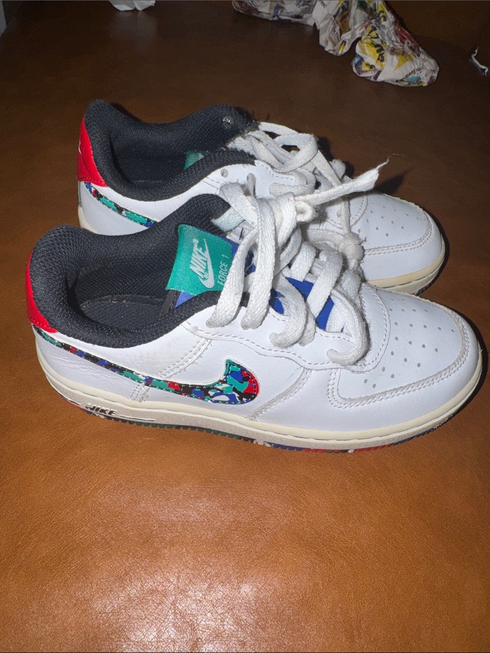 Nike Kids 13C Crayons Melting Air Force 1s